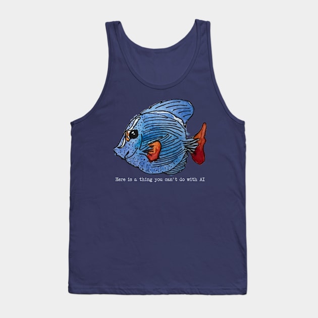 Here is a thing you can't do with AI Tank Top by 6630 Productions